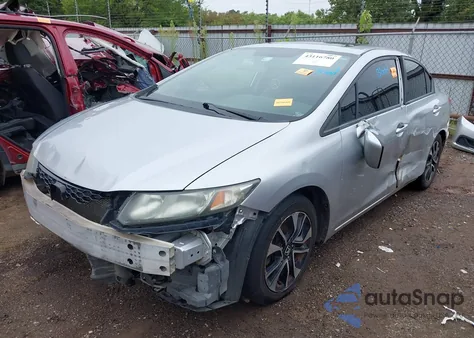 2014 Honda Civic Ex из США, поврежденный, VIN 19XFB2F82EE017717